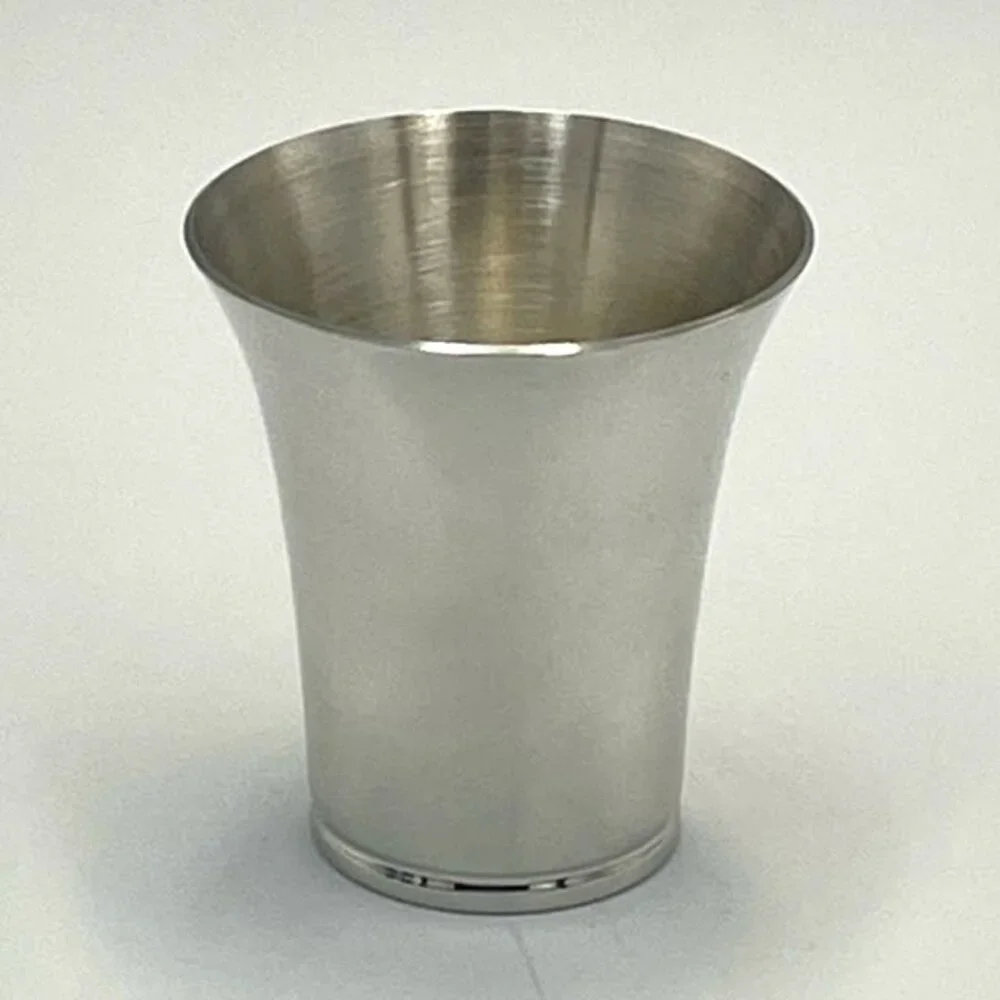 Vtg Salisbury Pewter 1986 JFK Kennedy‎ Half Dollar Coin 2 oz Shot Glass Jigger
